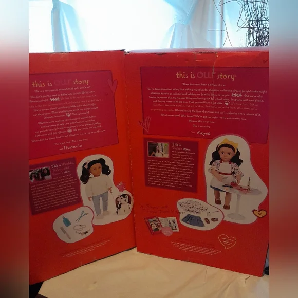 New Two 18" Our Generation Dolls Rayna & Nastassia/Angel NIB - Picture 10 of 11